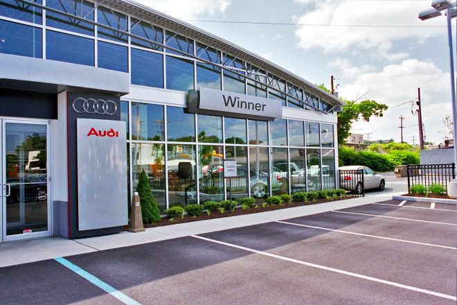 build audi dealership construction companies