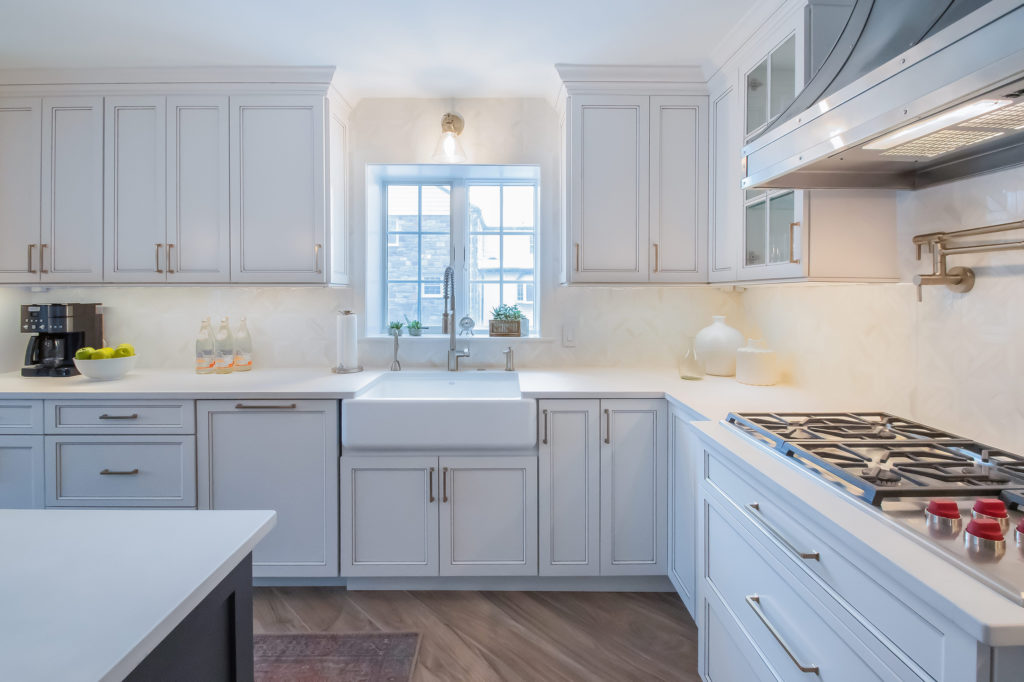 design modern contemporary-white eat-in kitchen renovation