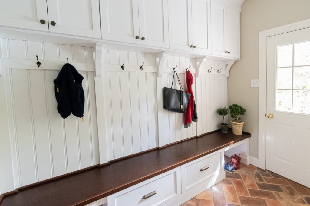 Warm Welcoming Mudroom Custom Cabinetry Mudroom Storage Solution