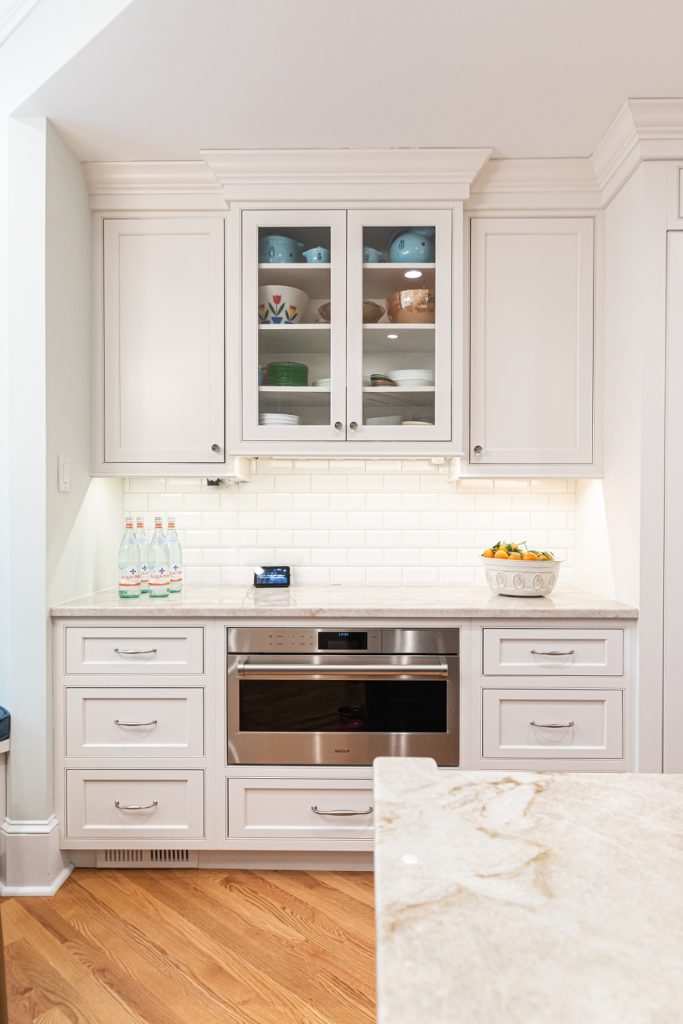 airy transitional kitchen custom cabinetry storage and organization